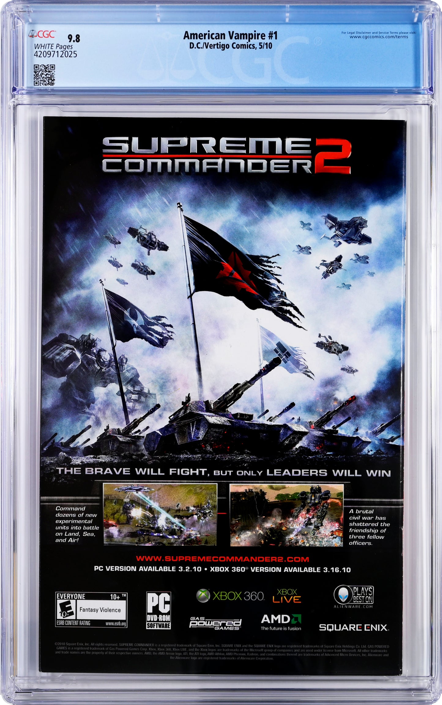 American Vampire #1 - CGC Graded 9.8 - Stephen King