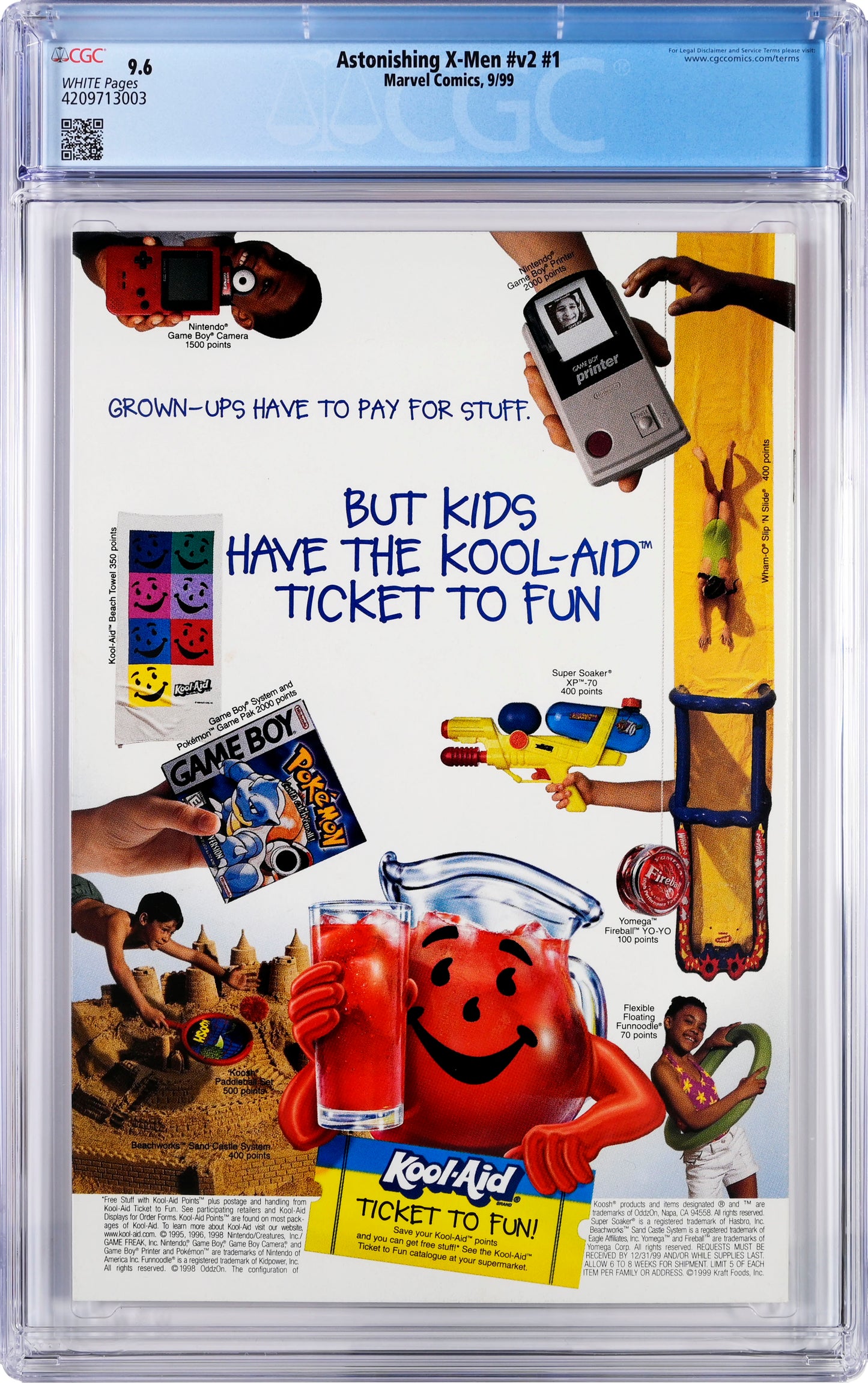 Astonishing X-Men #1 - CGC Graded 9.6 - 1st Appearance Wolverine as Death