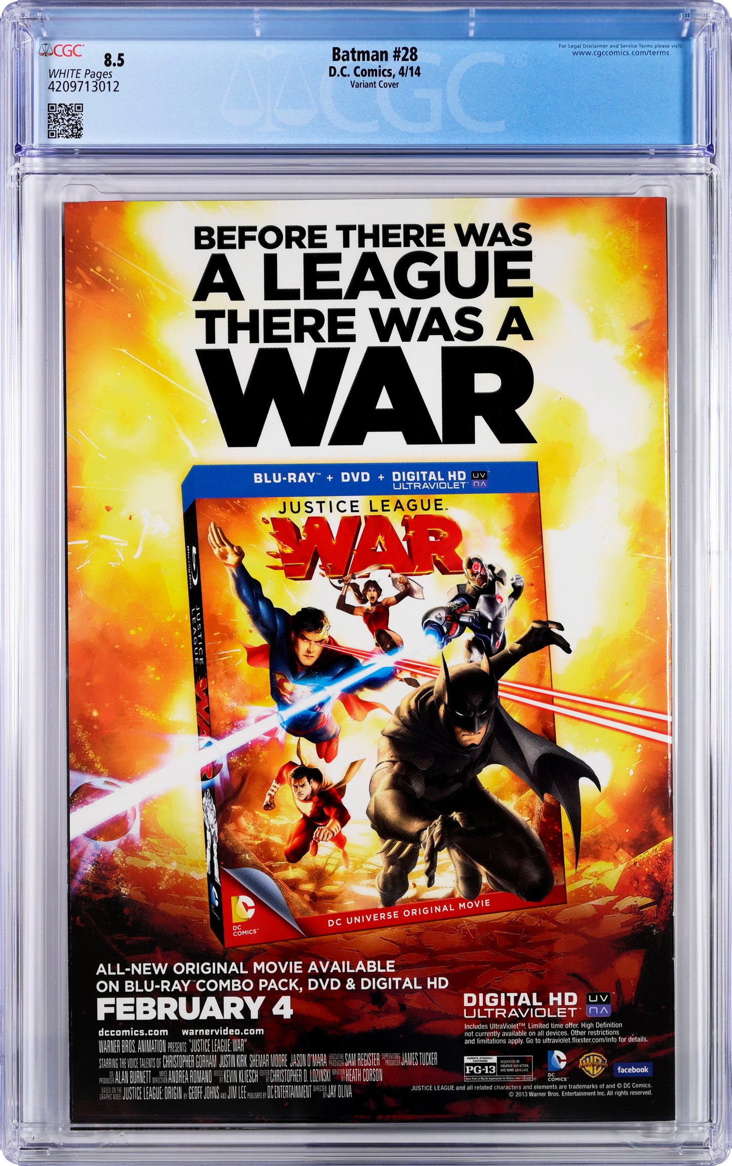 Batman #28 - CGC Graded 8.5 - Variant