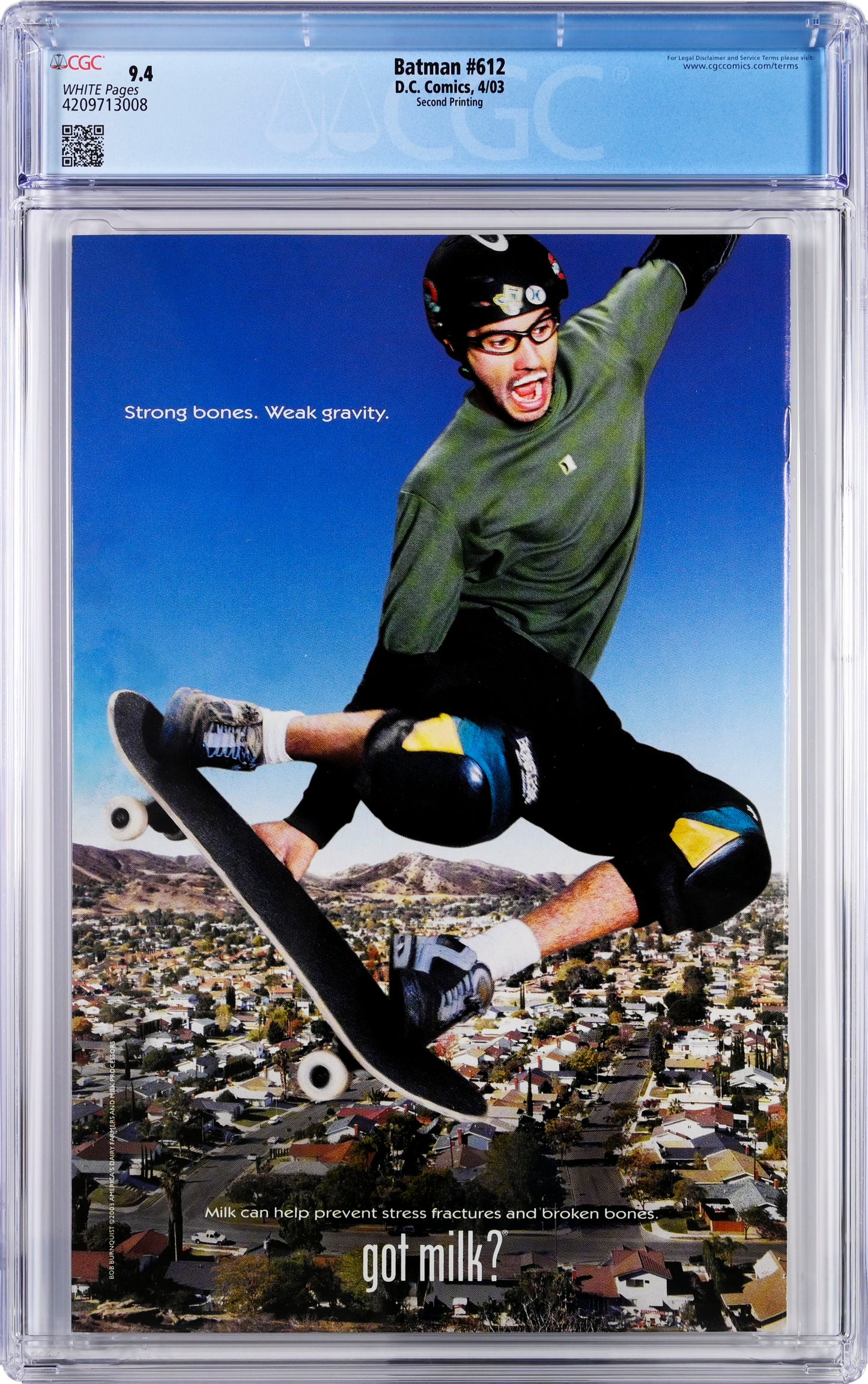 Batman #612 - CGC Graded 9.4 - Variant Jim Lee 2nd Printing Sketch