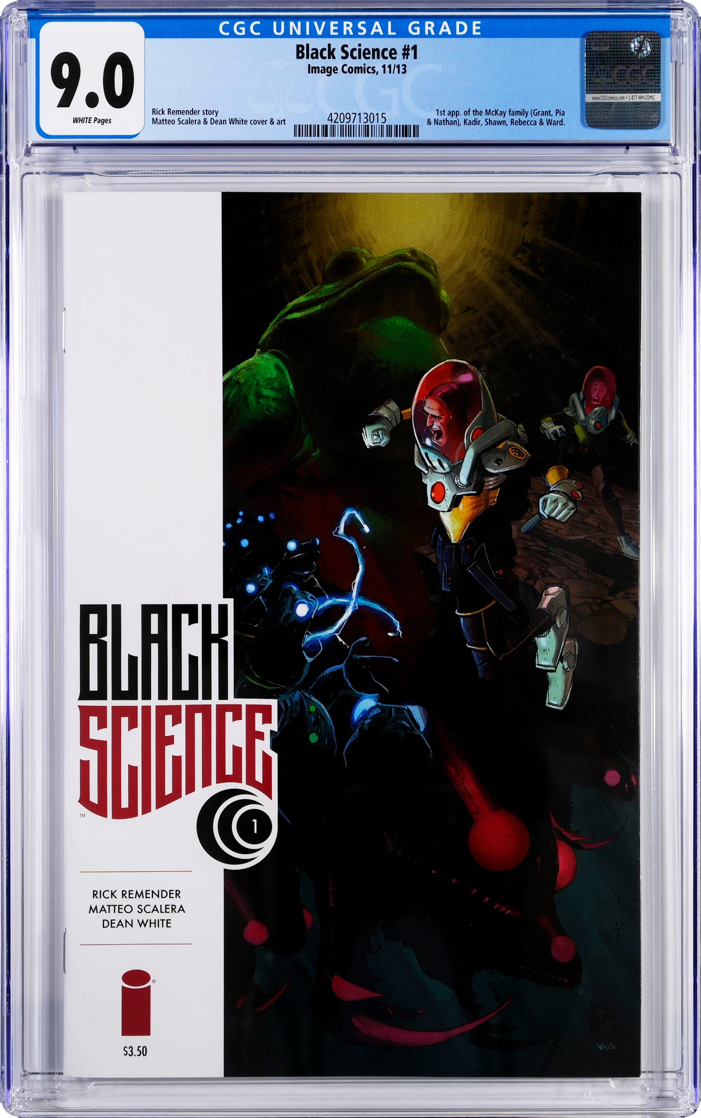 Black Science #1 - CGC Graded 9.0