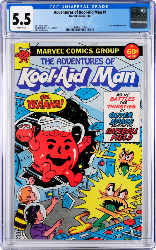 The Adventures of Kool-Aid Man #1 - CGC Graded 5.5 - Promotional Mail Order Variant