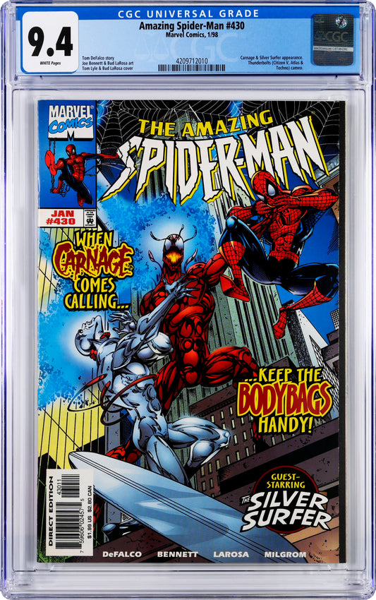 The Amazing Spider-Man #430 - CGC Graded 9.4