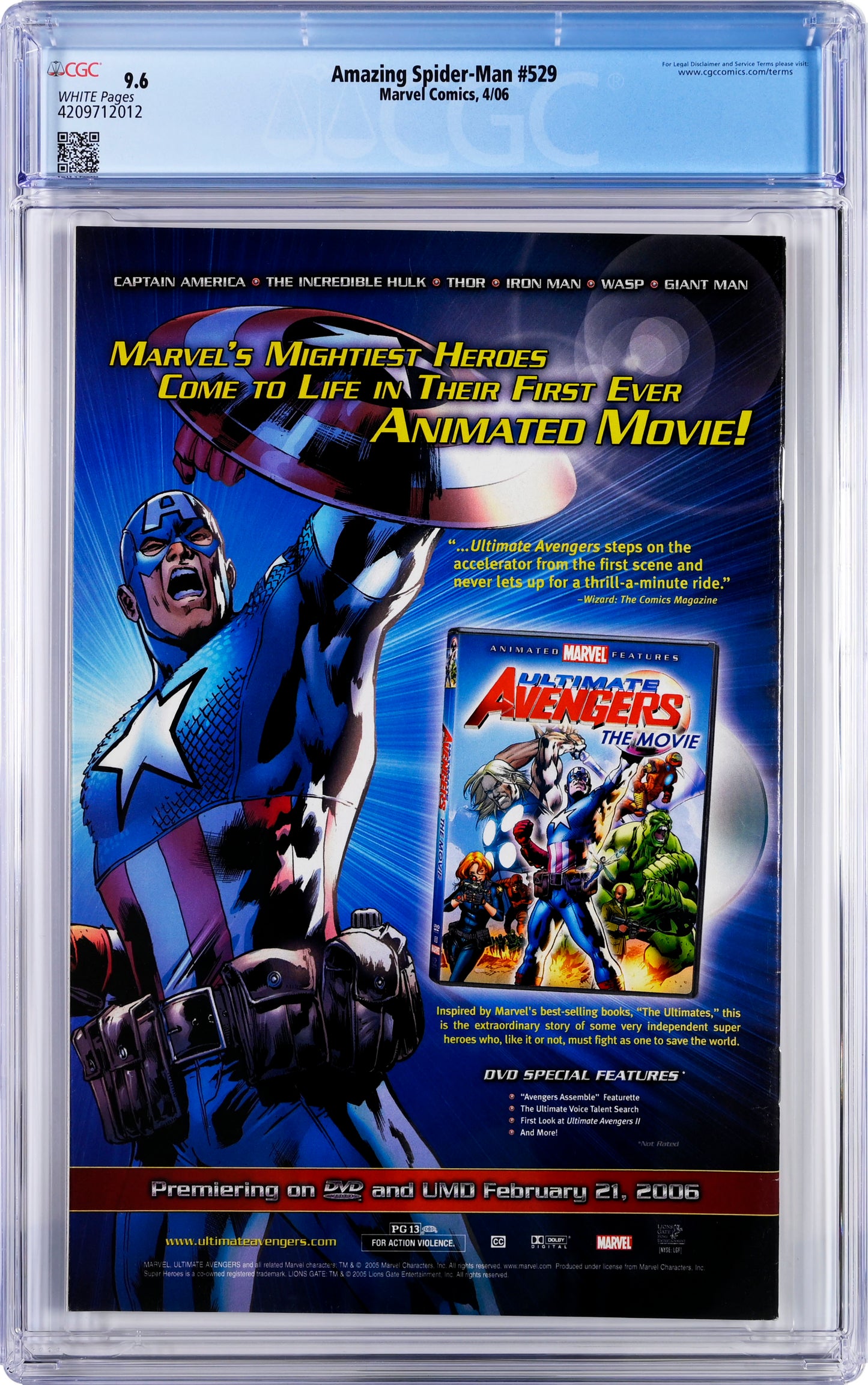 The Amazing Spider-Man #529 - CGC Graded 9.6 - 1st Appearance Iron Spider