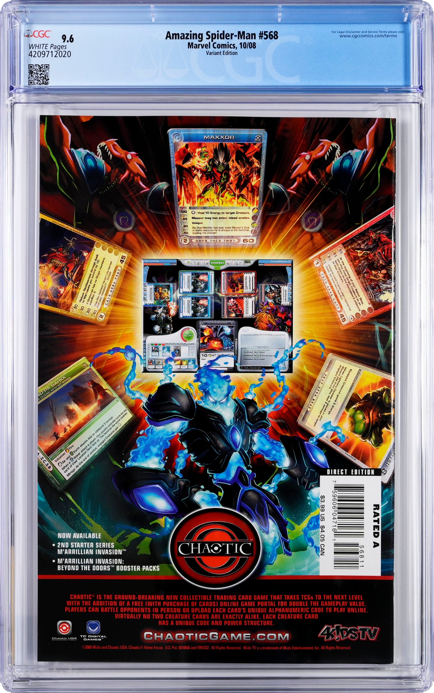 The Amazing Spider-Man #568 - CGC Graded 9.6 - Variant Alex Ross