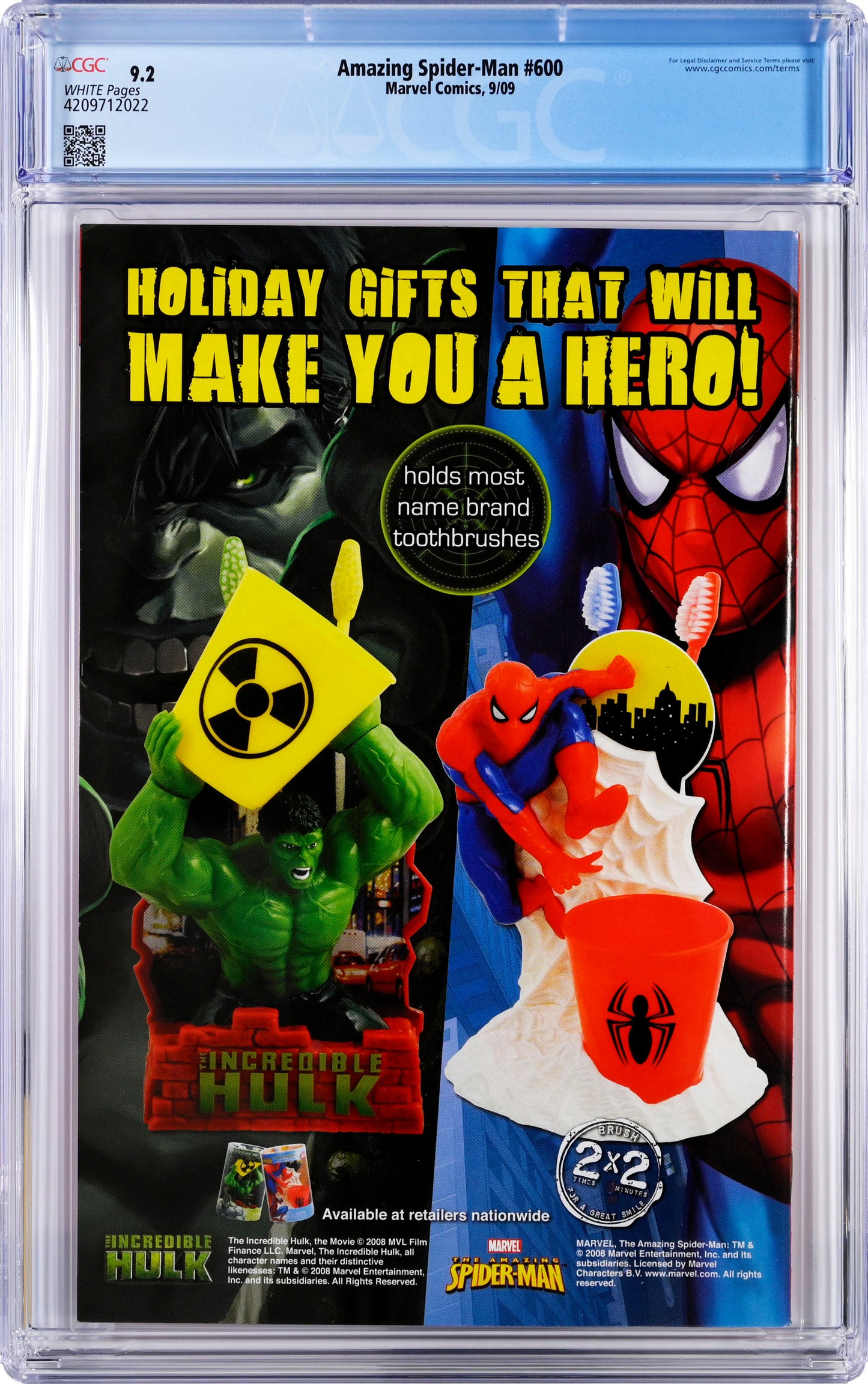 The Amazing Spider-Man #600 - CGC Graded 9.2 - Variant Alex Ross