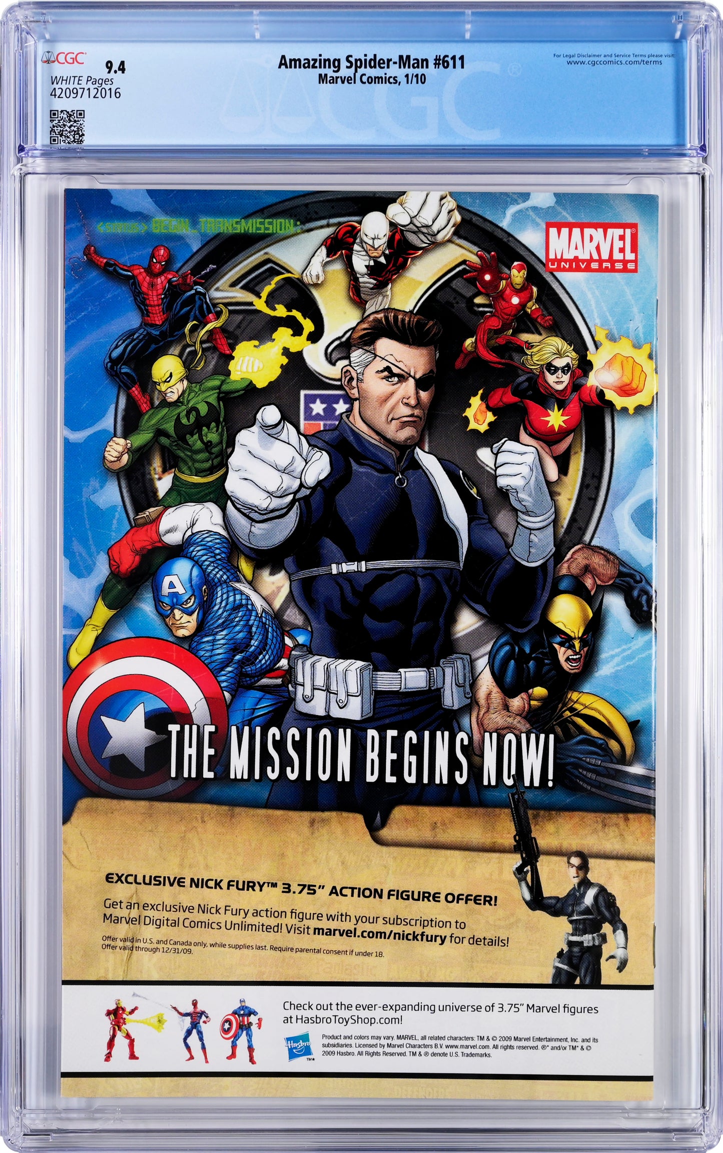The Amazing Spider-Man #611 - CGC Graded 9.4