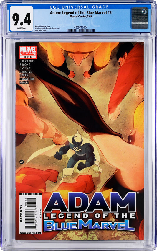 Adam: Legend of the Blue Marvel #5 - CGC Graded 9.4