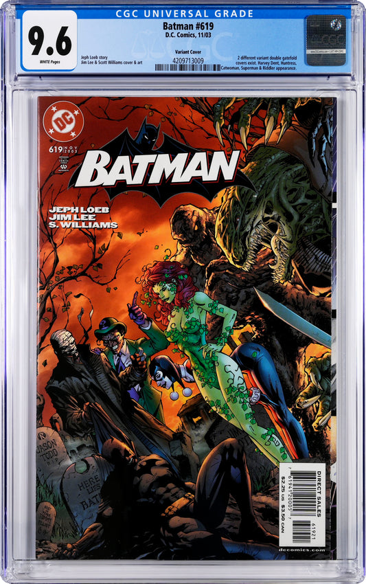 Batman #619 - CGC Graded 9.6 - Variant Villains Cover