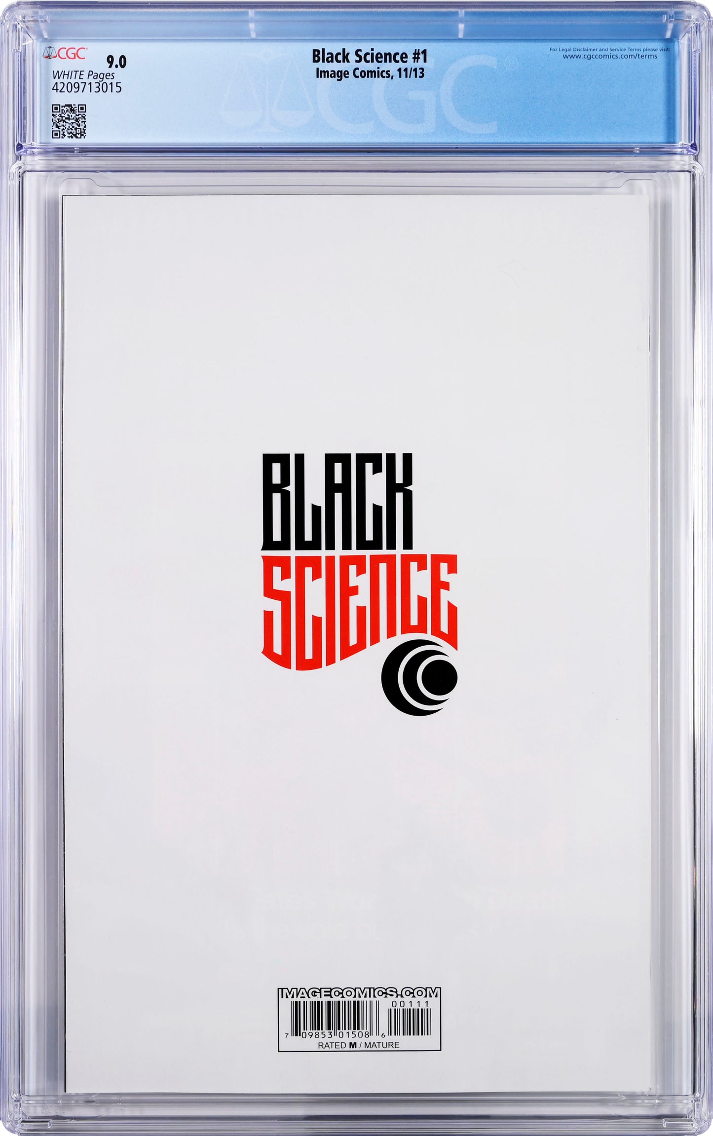 Black Science #1 - CGC Graded 9.0