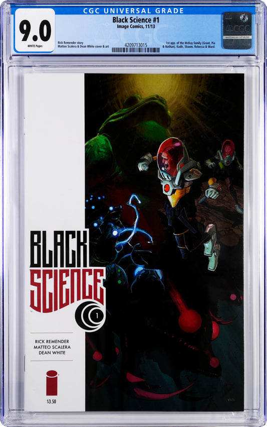 Black Science #1 - CGC Graded 9.0