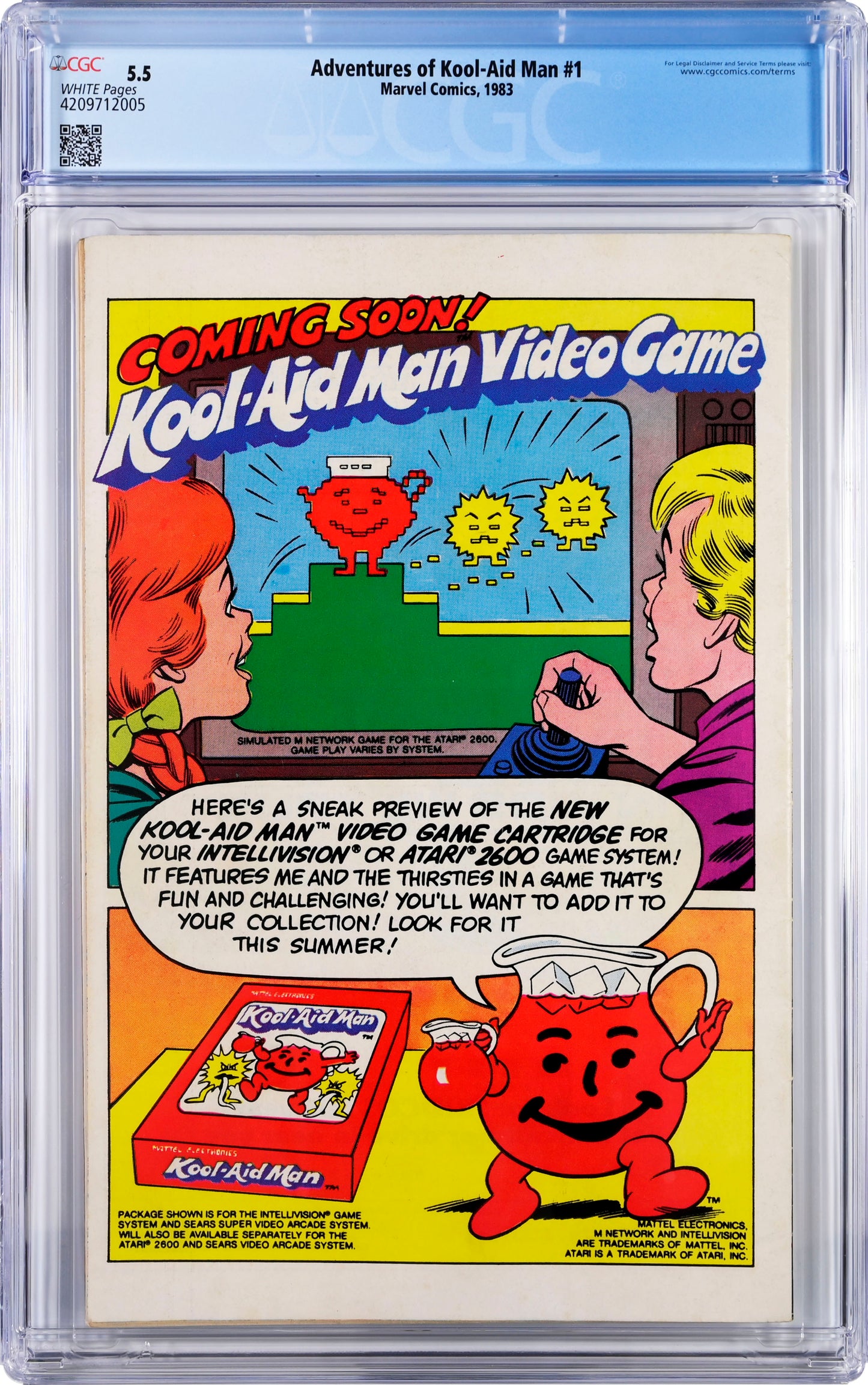 The Adventures of Kool-Aid Man #1 - CGC Graded 5.5 - Promotional Mail Order Variant