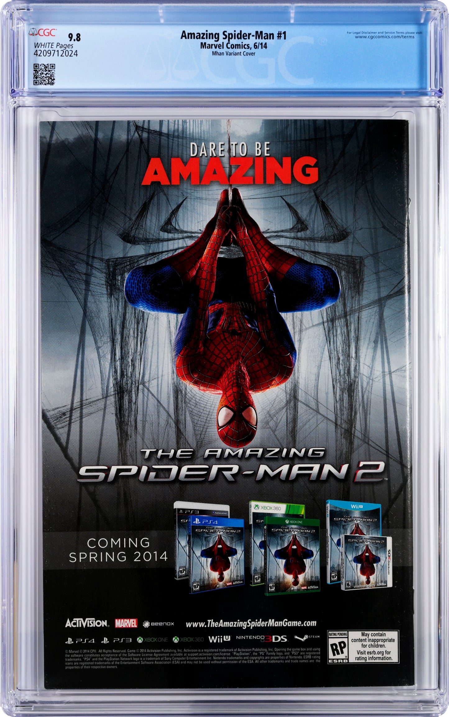 The Amazing Spider-Man #1 - CGC Graded 9.8 - Variant - 1st Appearance Cindy Moon