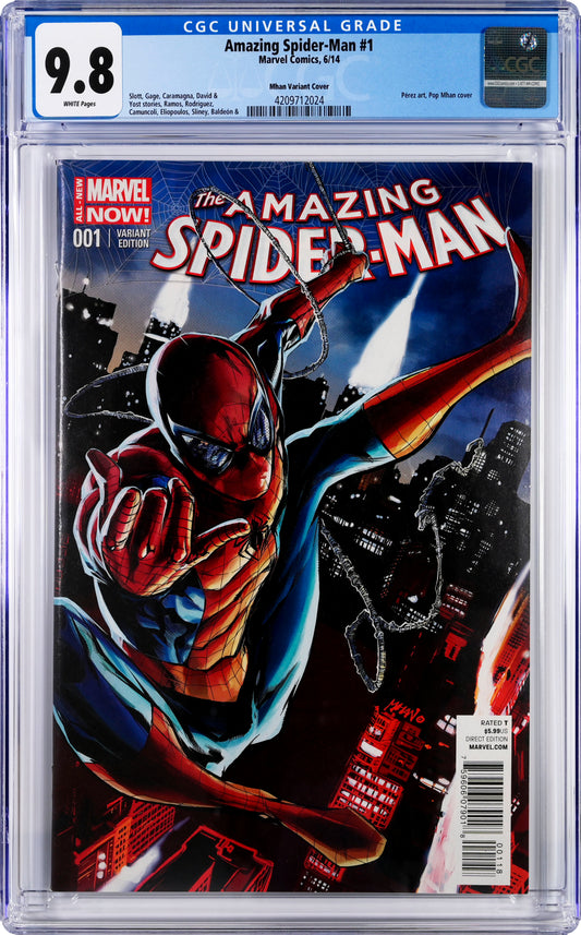 The Amazing Spider-Man #1 - CGC Graded 9.8 - Variant - 1st Appearance Cindy Moon