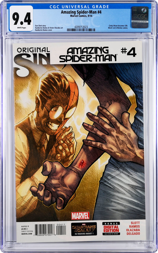 The Amazing Spider-Man #4 - CGC Graded 9.4 - 1st Appearance Silk