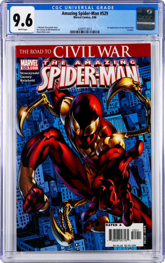 The Amazing Spider-Man #529 - CGC Graded 9.6 - 1st Appearance Iron Spider