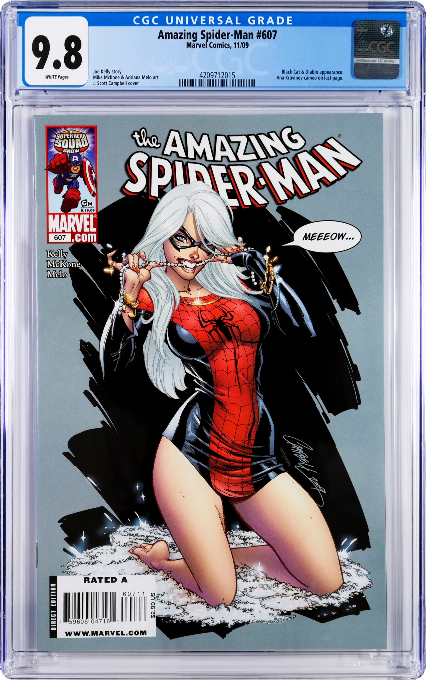 The Amazing Spider-Man #607 - CGC Graded 9.8