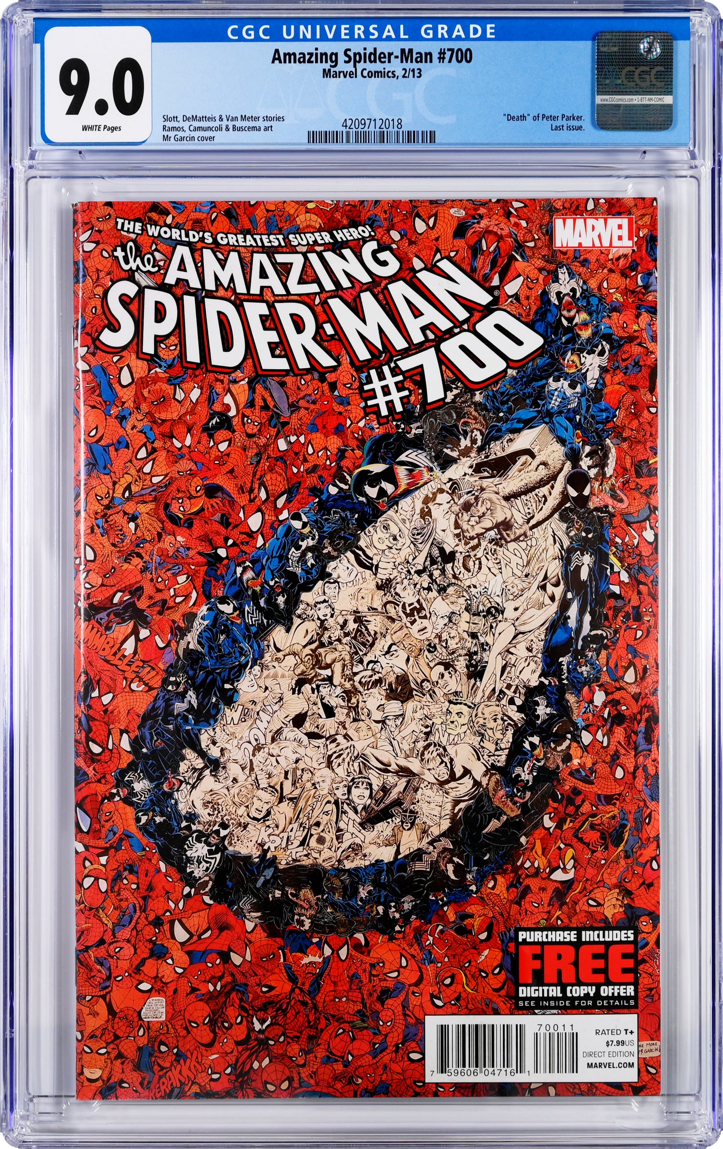 The Amazing Spider-Man #700 - CGC Graded 9.0